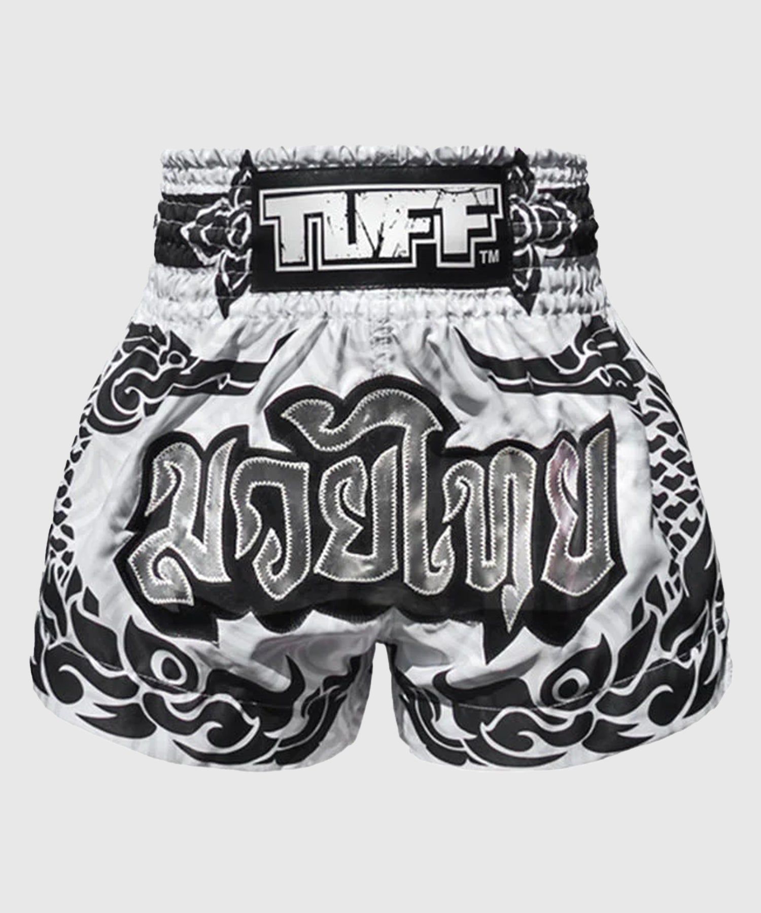 Playwell Compétition Muay Thaï Combat Short Bleu/Blanc Kick Boxing