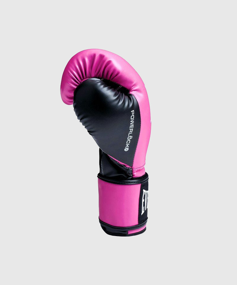 Gants de boxe Everlast Powerlock OG Training - Rose/Noir