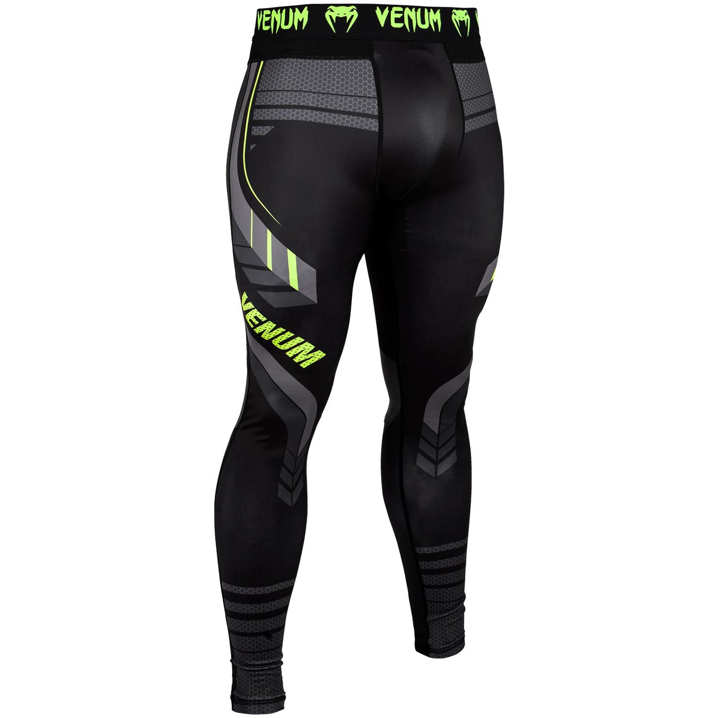 Venum Technical 2.0 Compression Tights - Black/Yellow