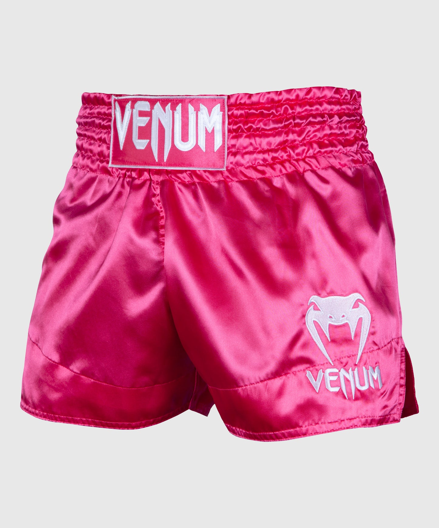 Short de Muay Thai Rose/Blanc Venum Classic