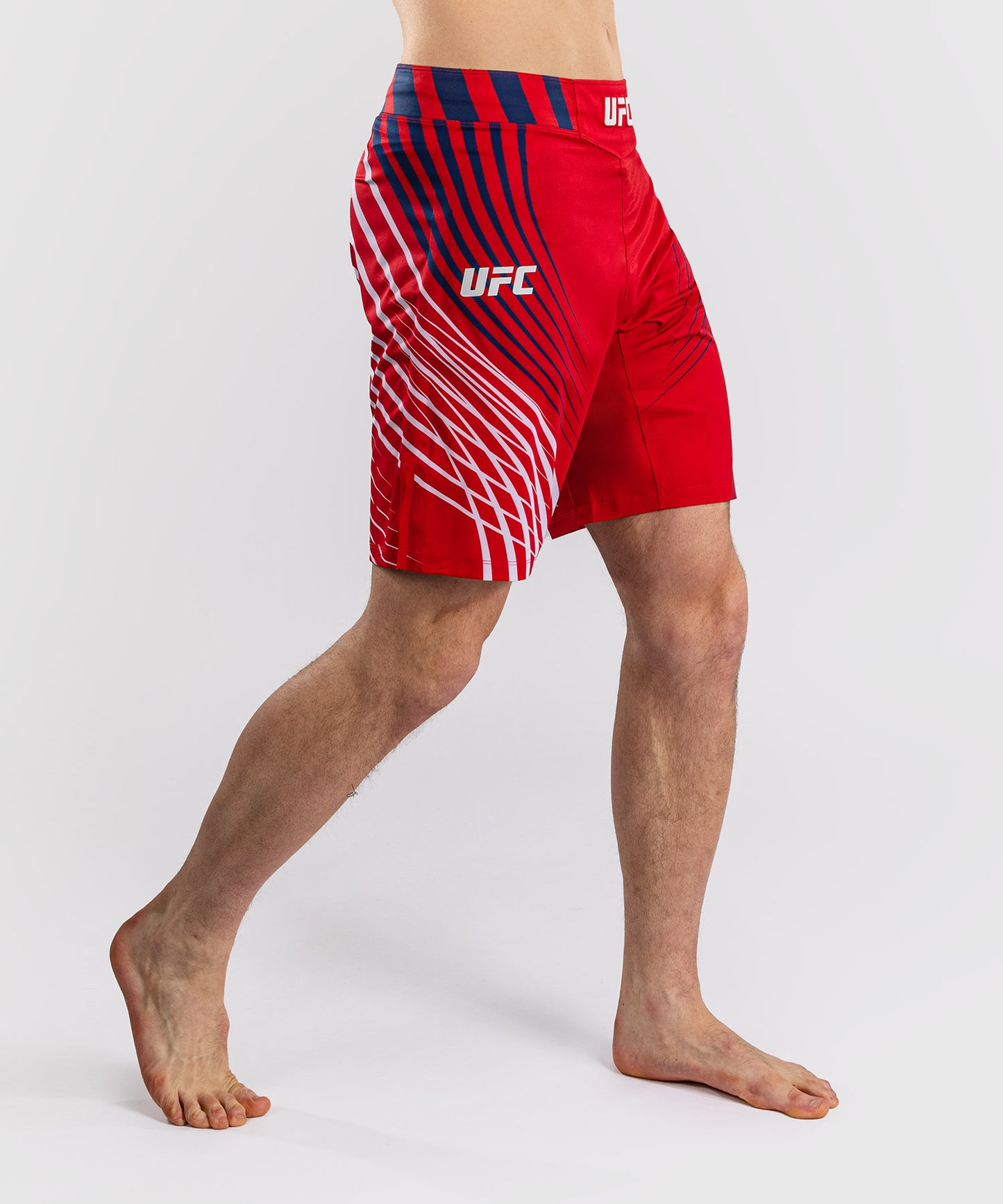 Official UFC Freedom 250 by Venum Authentic Fight Night Pantaloncini da combattimento taglio corto da uomo - Rosso
