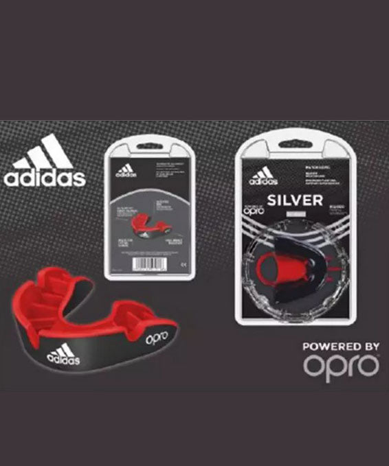 Adidas Opro Silver Gen4 Mouthguard – Black/Red