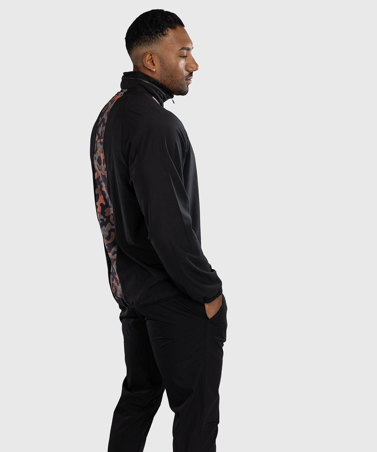 Venum Jungle Ops Track Jacket - Black/Khaki Camo