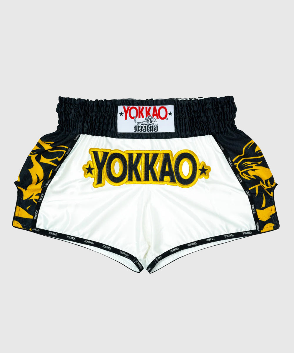 Yokkao Original Oro Muay Thai Shorts - Weiß