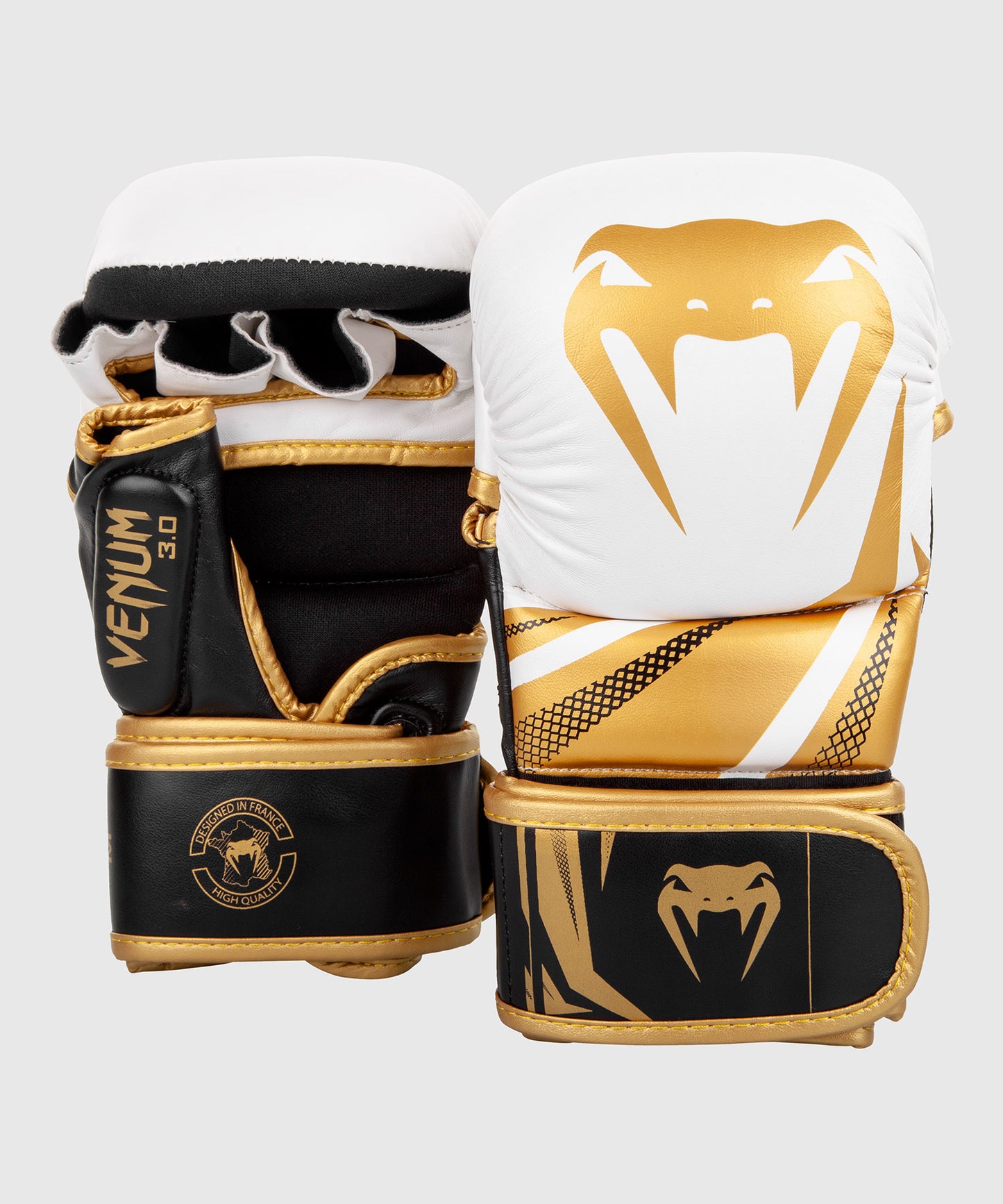 Venum Challenger 3.0 Sparring Gloves - White/Black/Gold