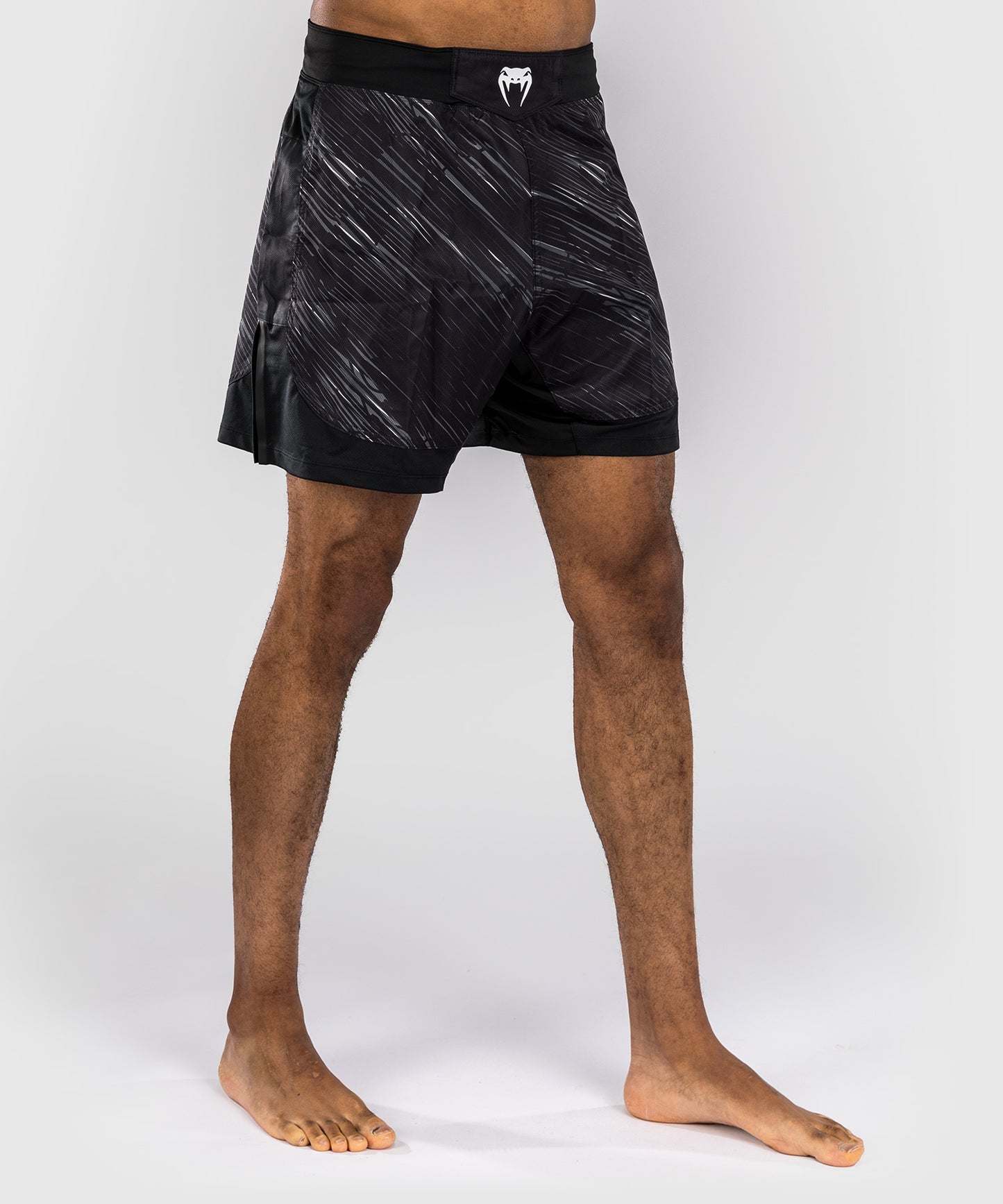 Short de combat Venum Rapid - Noir/Gris Orage