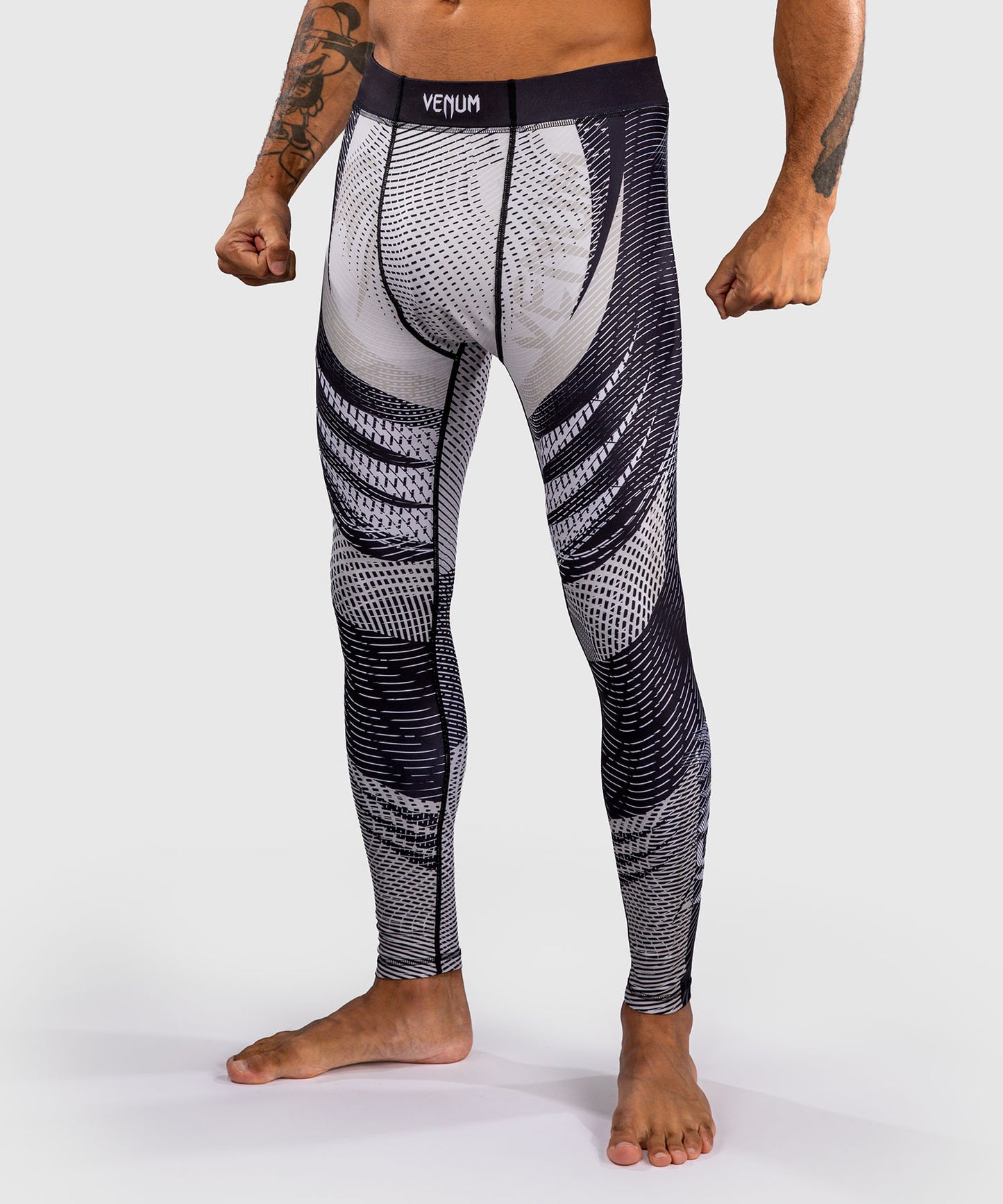 Venum Galactic 3.0 Spats - Cremeweiß/Schwarz