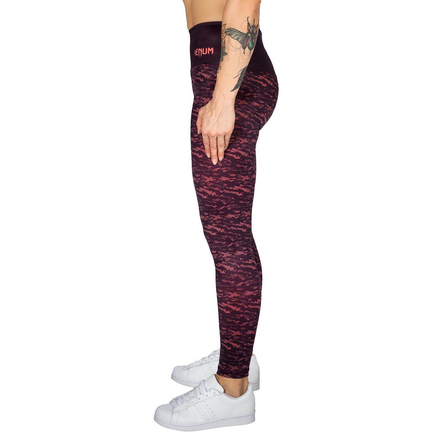 Women's Venum Camoline Legging - Black/Coral - Exclusive