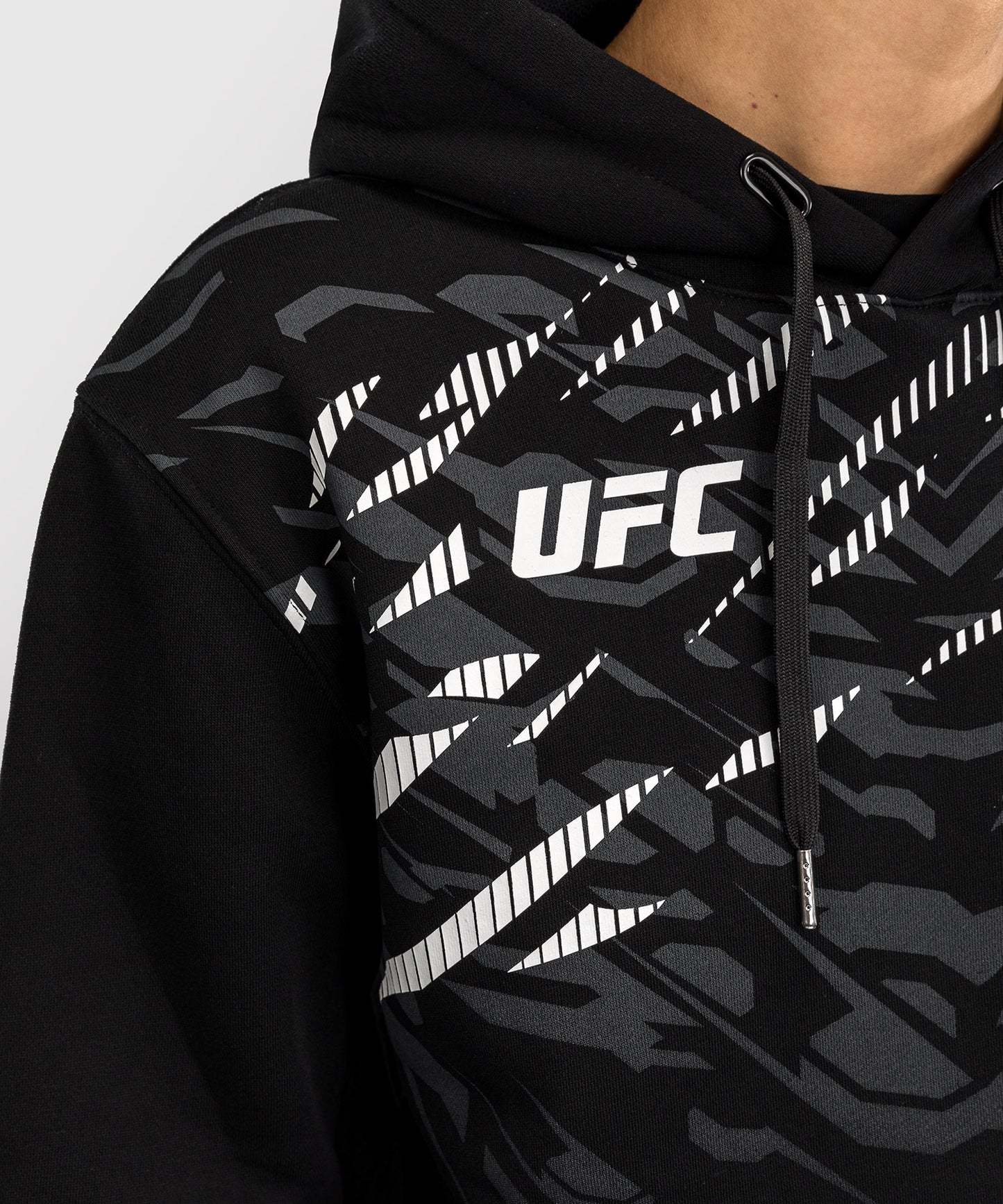 UFC Fusion by Venum Replica Frauen Kapuzen-Sweatshirt - Schwarz