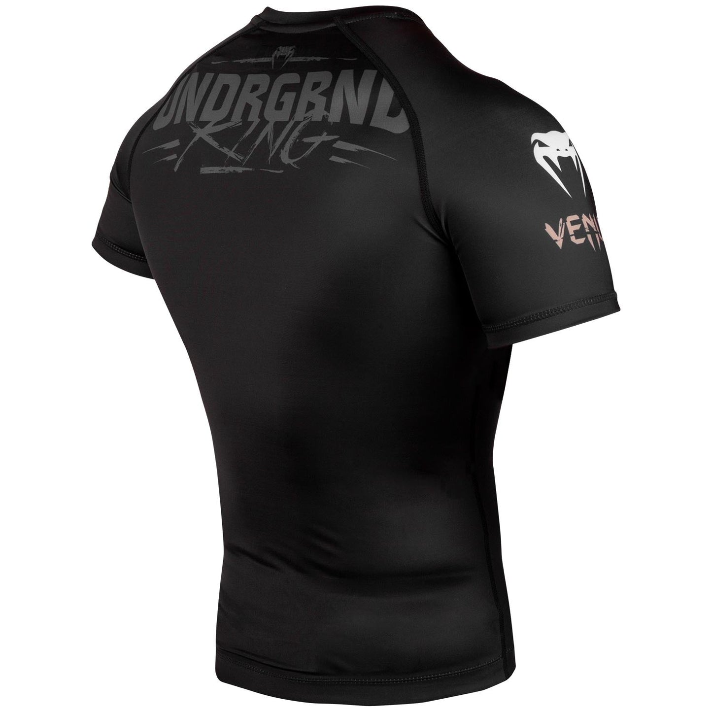 Rashguard Venum Underground King - Short Sleeve - Black/Sand