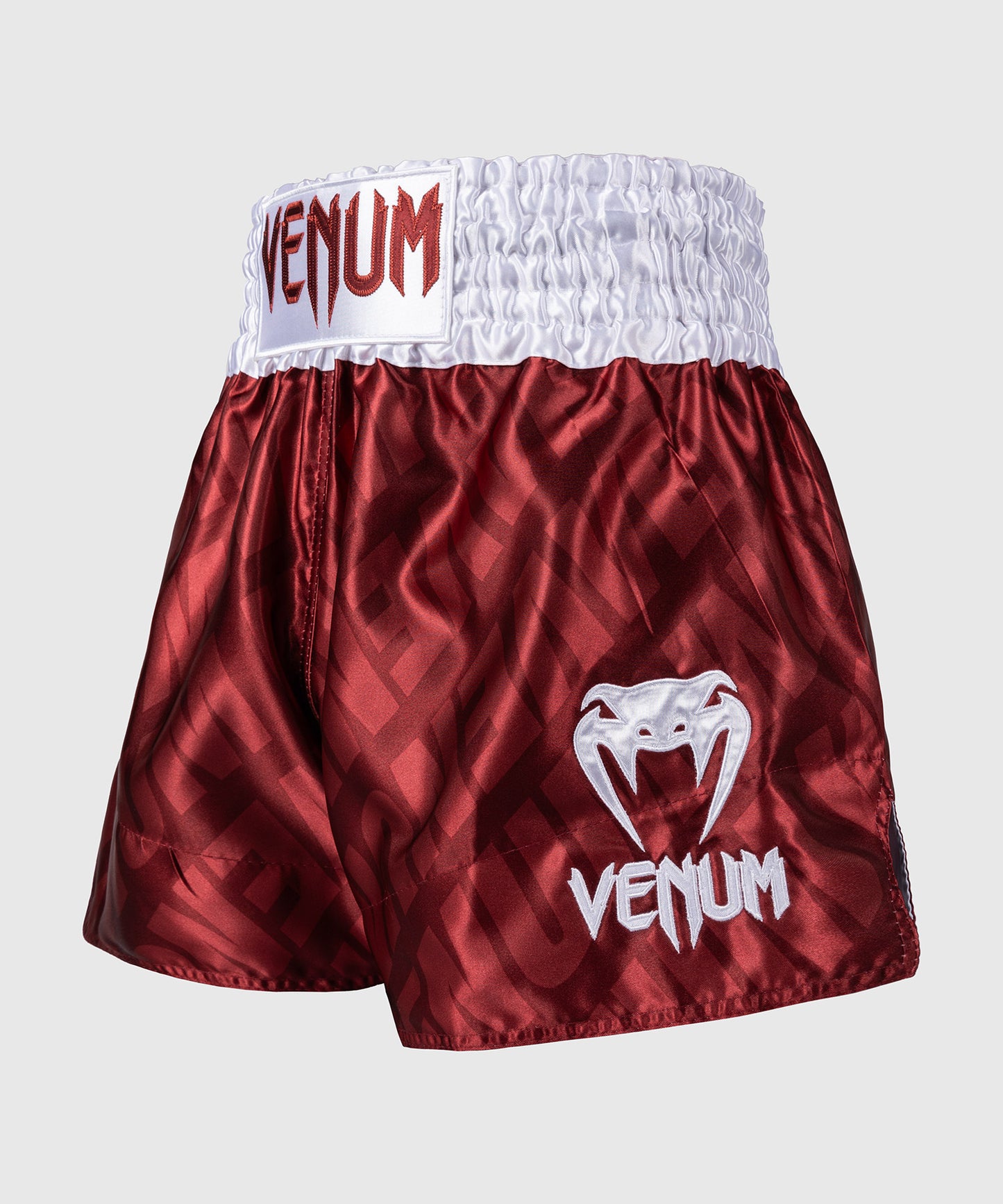 Short de Muay Thai Venum Contender XT – Rouge Cerise/Blanc