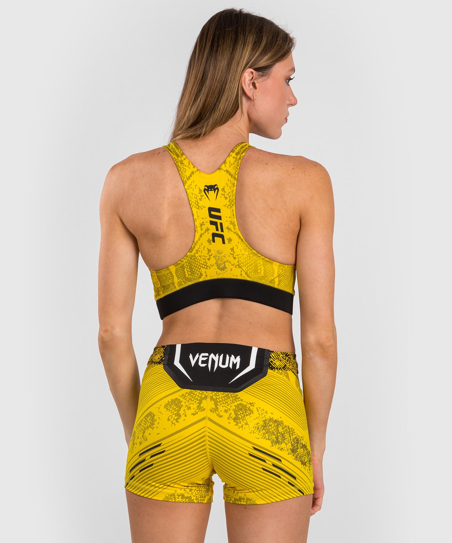 UFC Adrenaline by Venum Authentic Fight Night  Women’s Sports Bra - Yellow