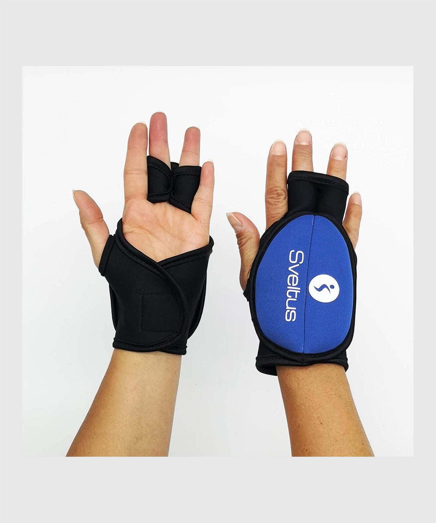 Sveltus Piloxing Handschuhe - 500 g - 2er Set - Blau/Schwarz