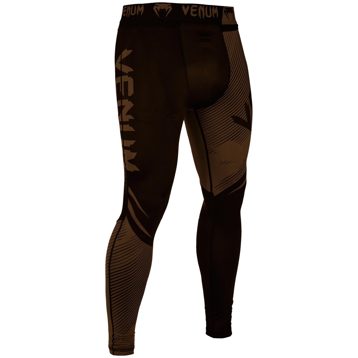 Venum NoGi 2.0 IBJJF Approved Compression Pants - Black/Brown