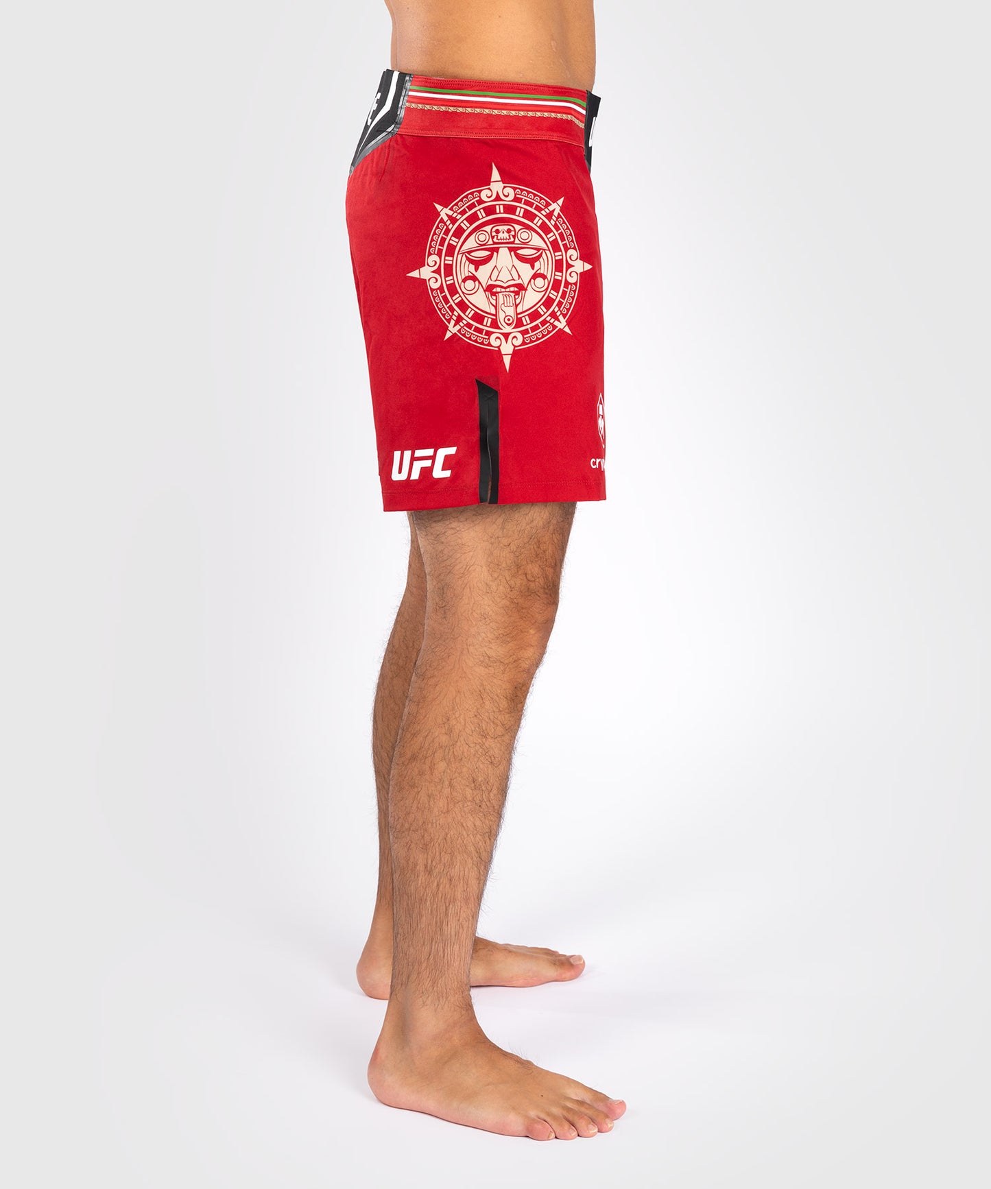Noche UFC by Venum Authentic Fight Night Short de Combat pour homme - Coupe Courte- Rouge