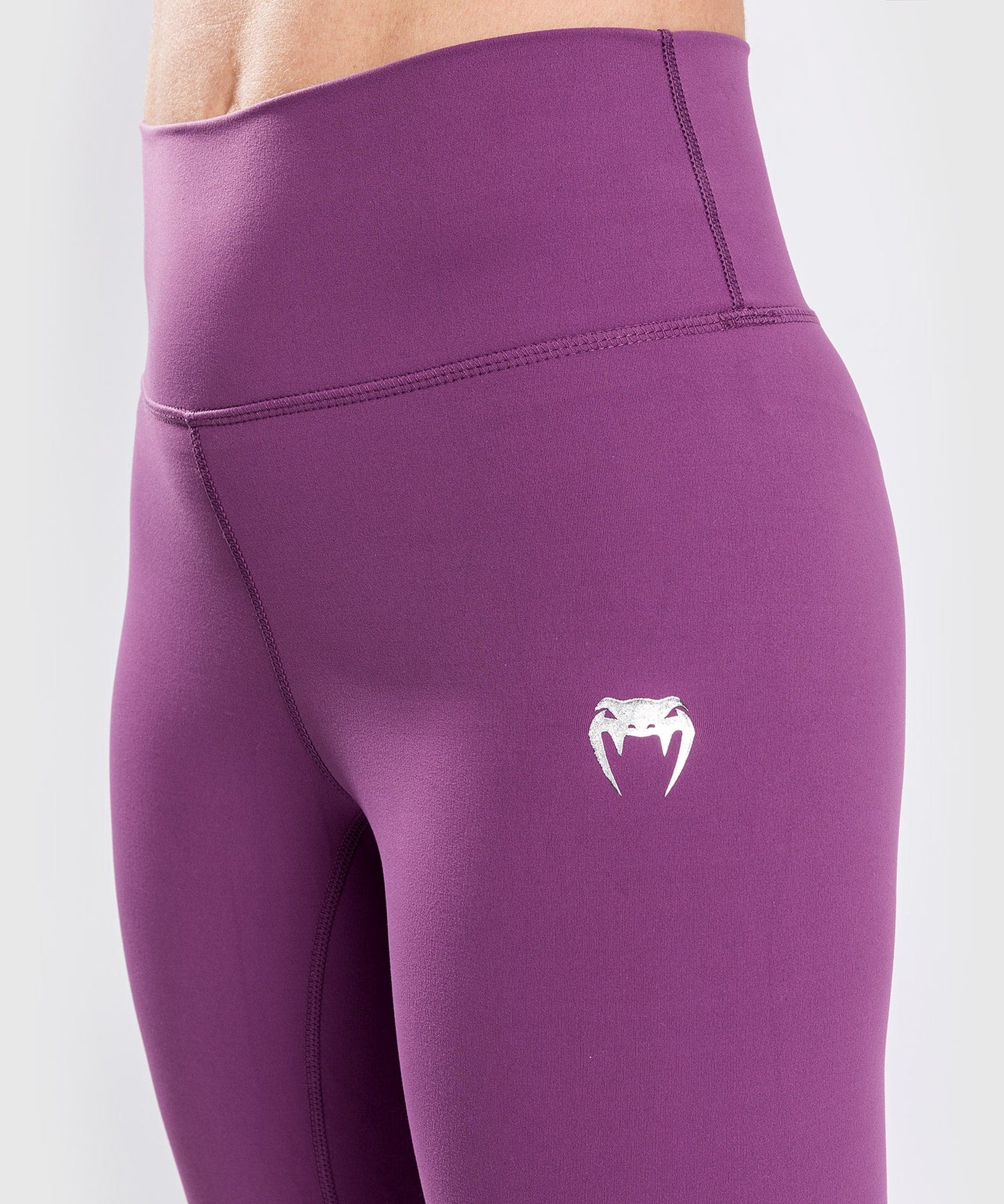 Venum Essential Lifestyle Leggings - Dark Orchid/Brushed Silver