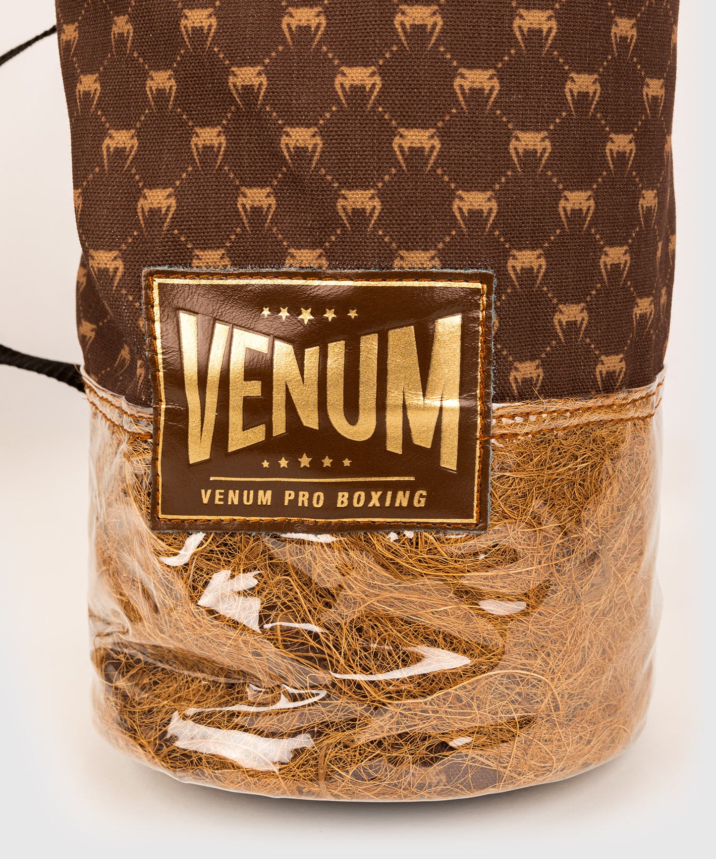 Gants de Boxe Pro avec Lacets Venum Coco Monogram - Marron Grizzly