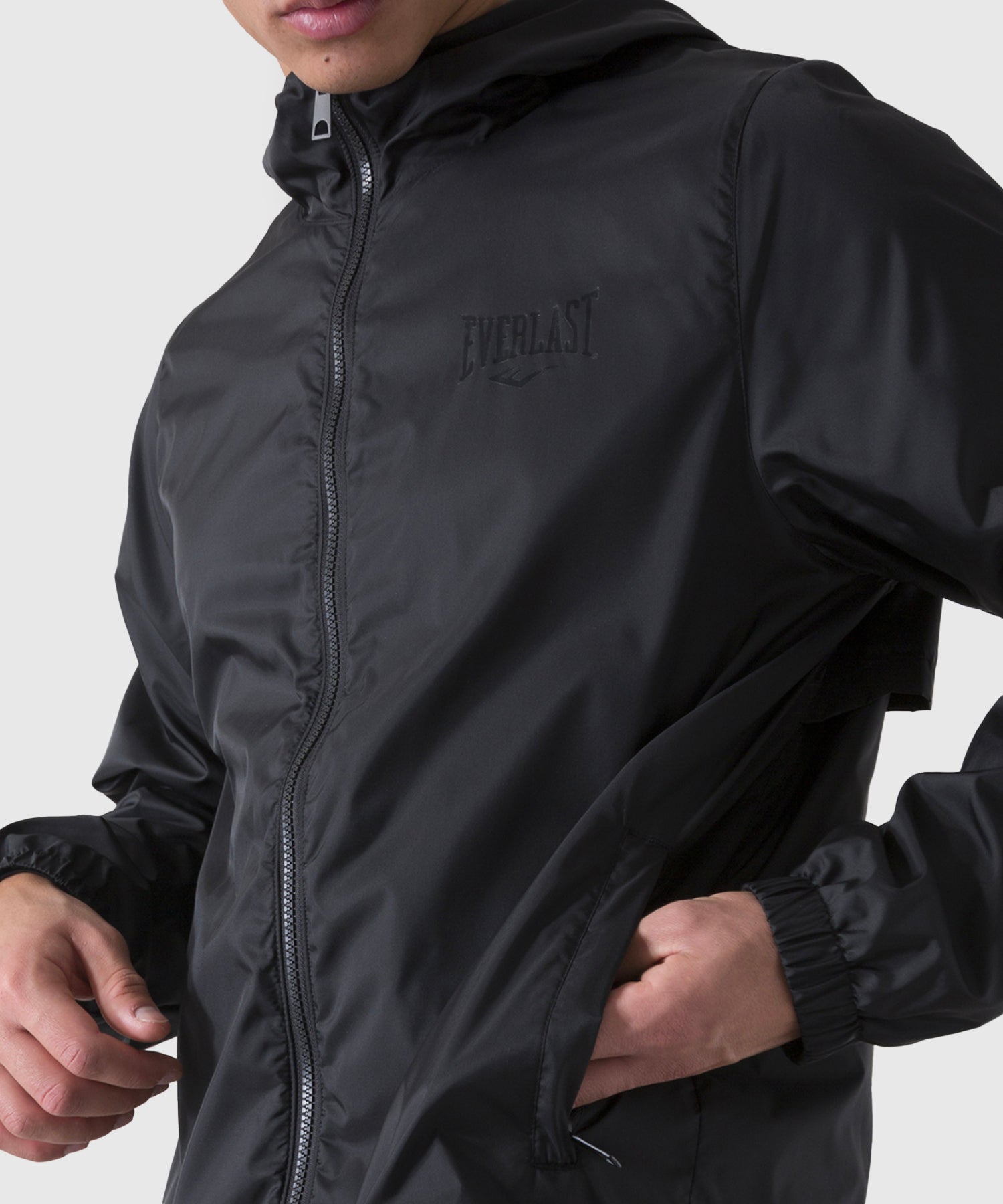 Everlast Windbreaker Jacket - Black – Dragon Bleu