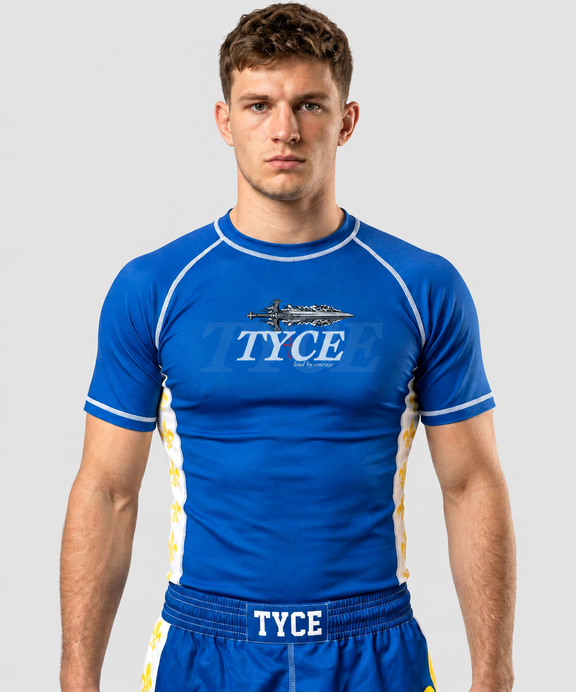 Rashguard TYCE CULTURE OF WAR Jeanne d'Arc - Bleu