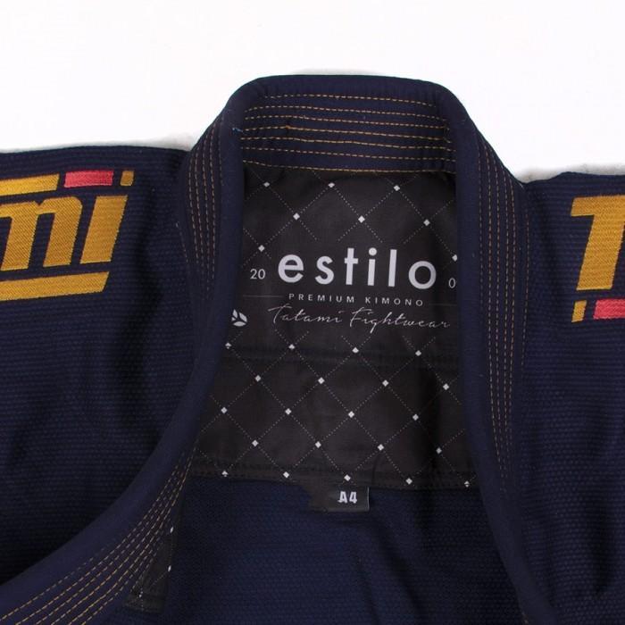Kimono de JJB Tatami Fightwear Estilo 6.0 - Bleu marine/Doré