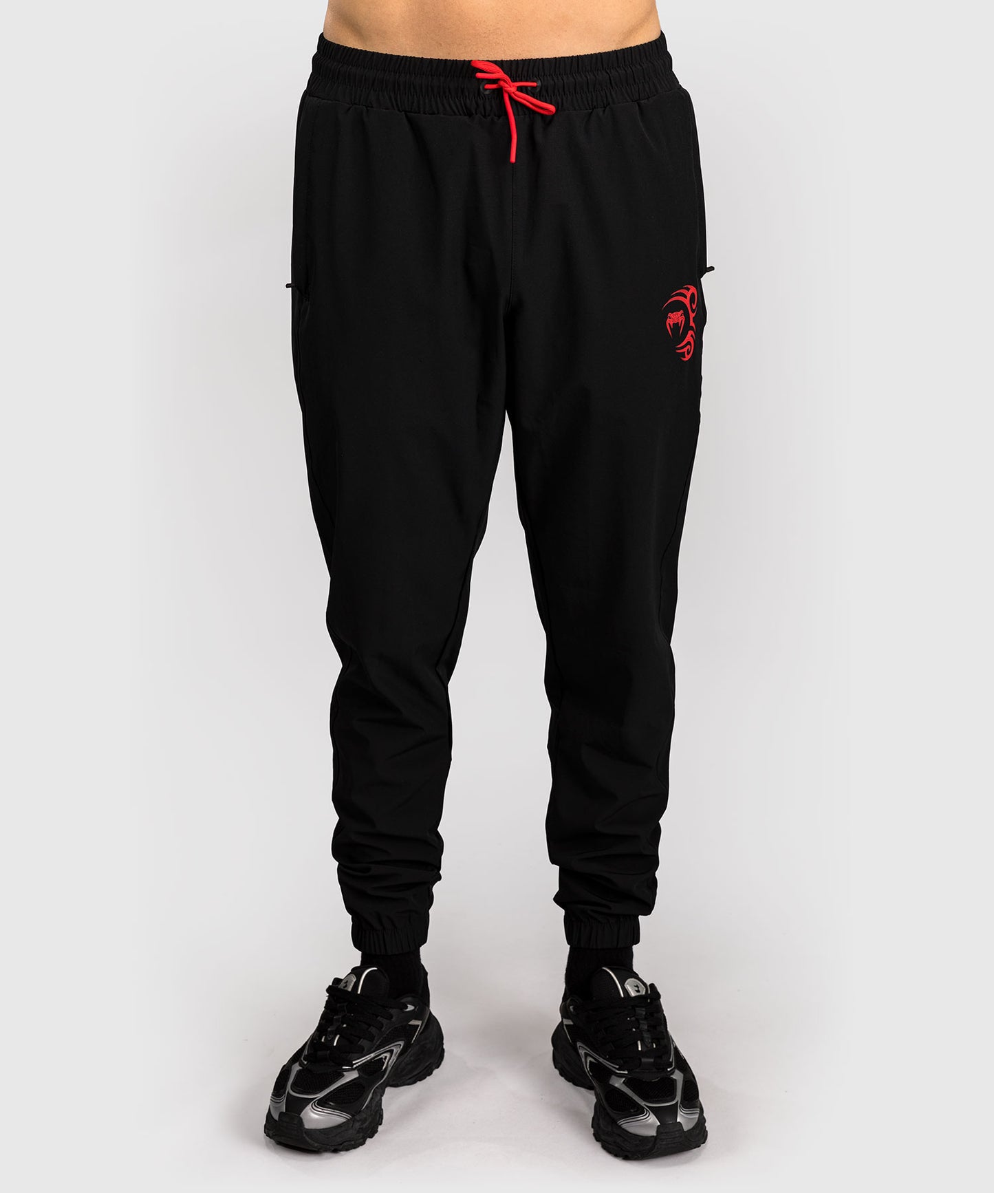 Venum x Mike Tyson Tiger Joggers - Negro intenso/Rojo intenso