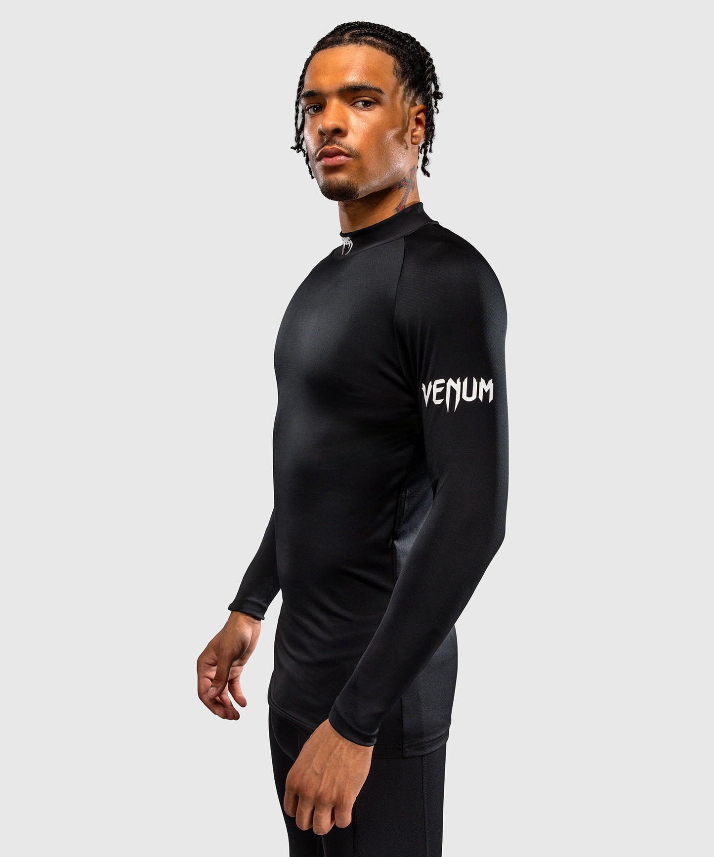 Venum MX Basics T-shirt a maniche lunghe - Nero/Bianco