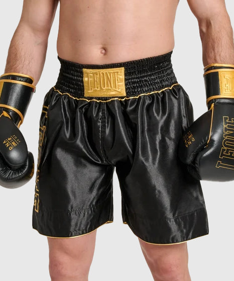 Leone DNA Premium Pantalón corto de boxeo – Negro