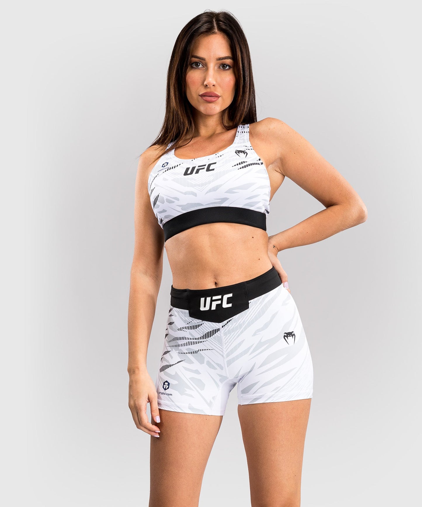 Women's UFC Fusion by Venum Authentic Fight Night Compression Shorts - Short - White