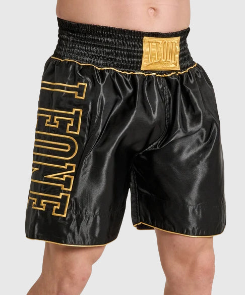 Leone DNA Premium Pantalón corto de boxeo – Negro