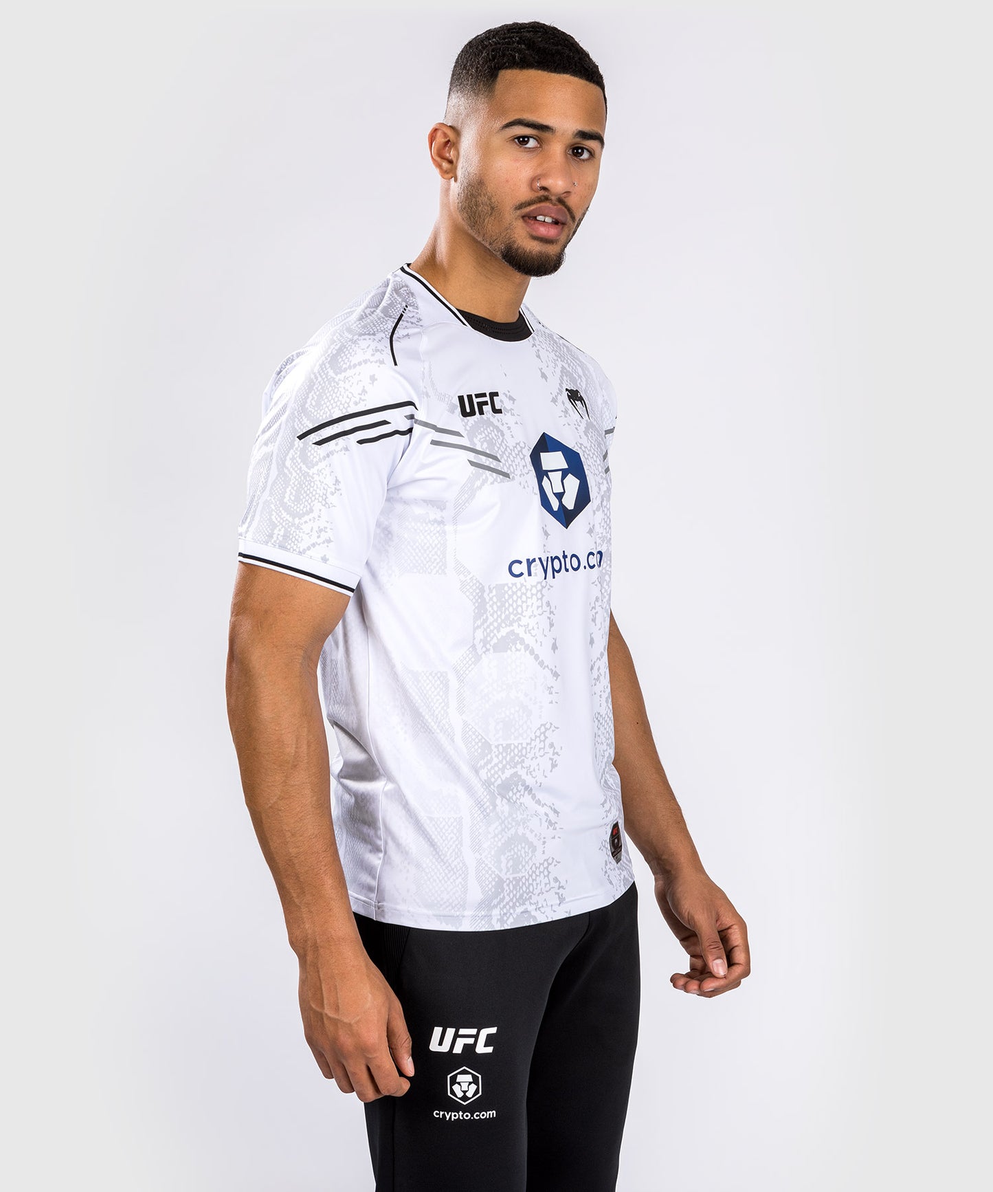 T-shirt Technique pour Hommes UFC Adrenaline by Venum Authentic Fight Night - Blanc