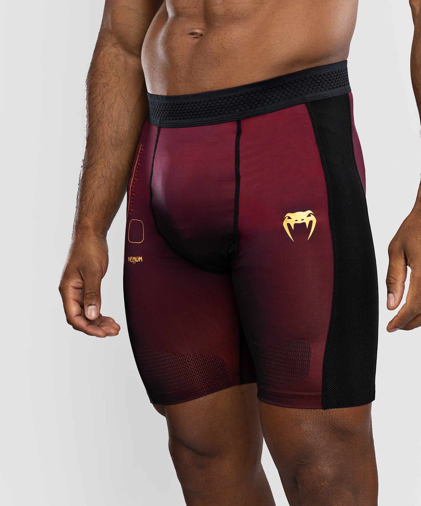 Venum Tactical XT Vale Tudo Short - Black/Bordeaux/Gold