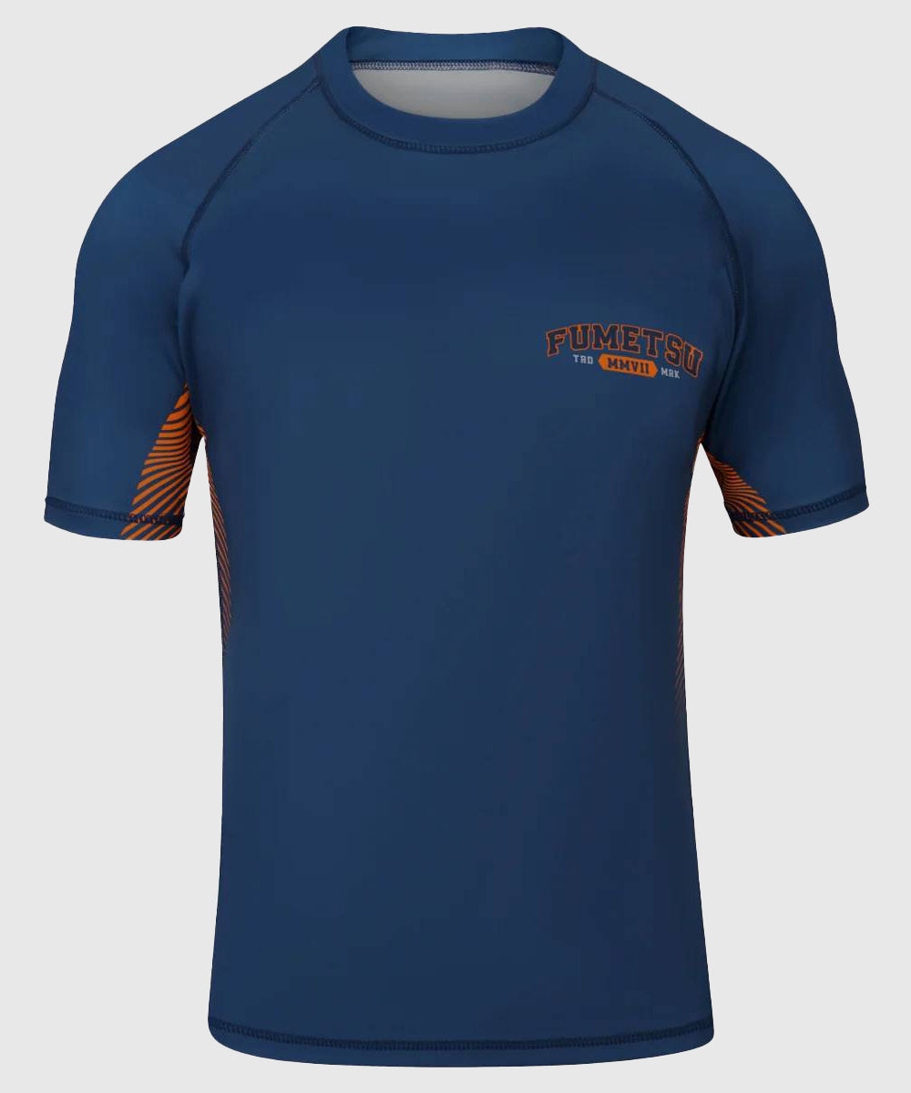 Rashguard À Manches Courtes Fumetsu Varsity - Bleu Marine