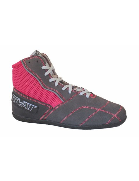 Chaussures de boxe française Femme Rivat Boom Lady - Gris/Rose