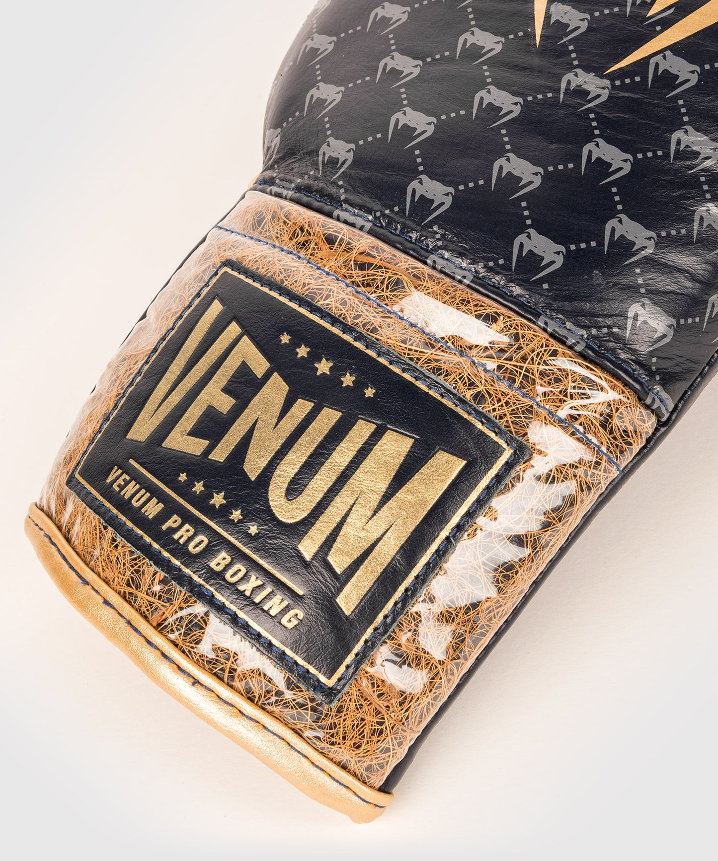 Venum Coco Monogram Pro Boxhandschuhe mit Schnürsenkeln - Schieferblau