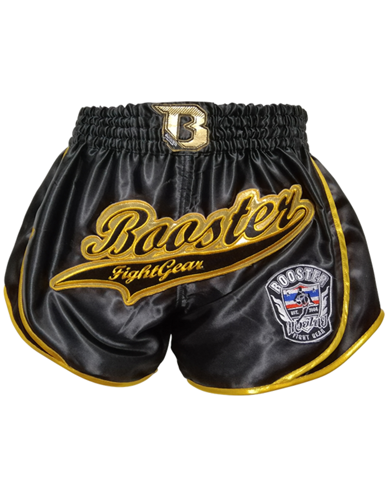 Short de Boxe Booster Retro Slugger 1 - Noir/Or