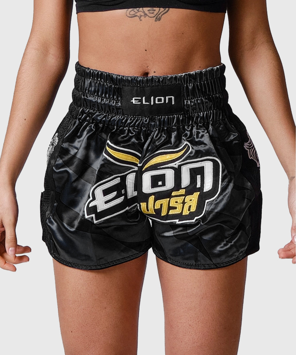 Elion Raja Muay Thai Shorts - Black