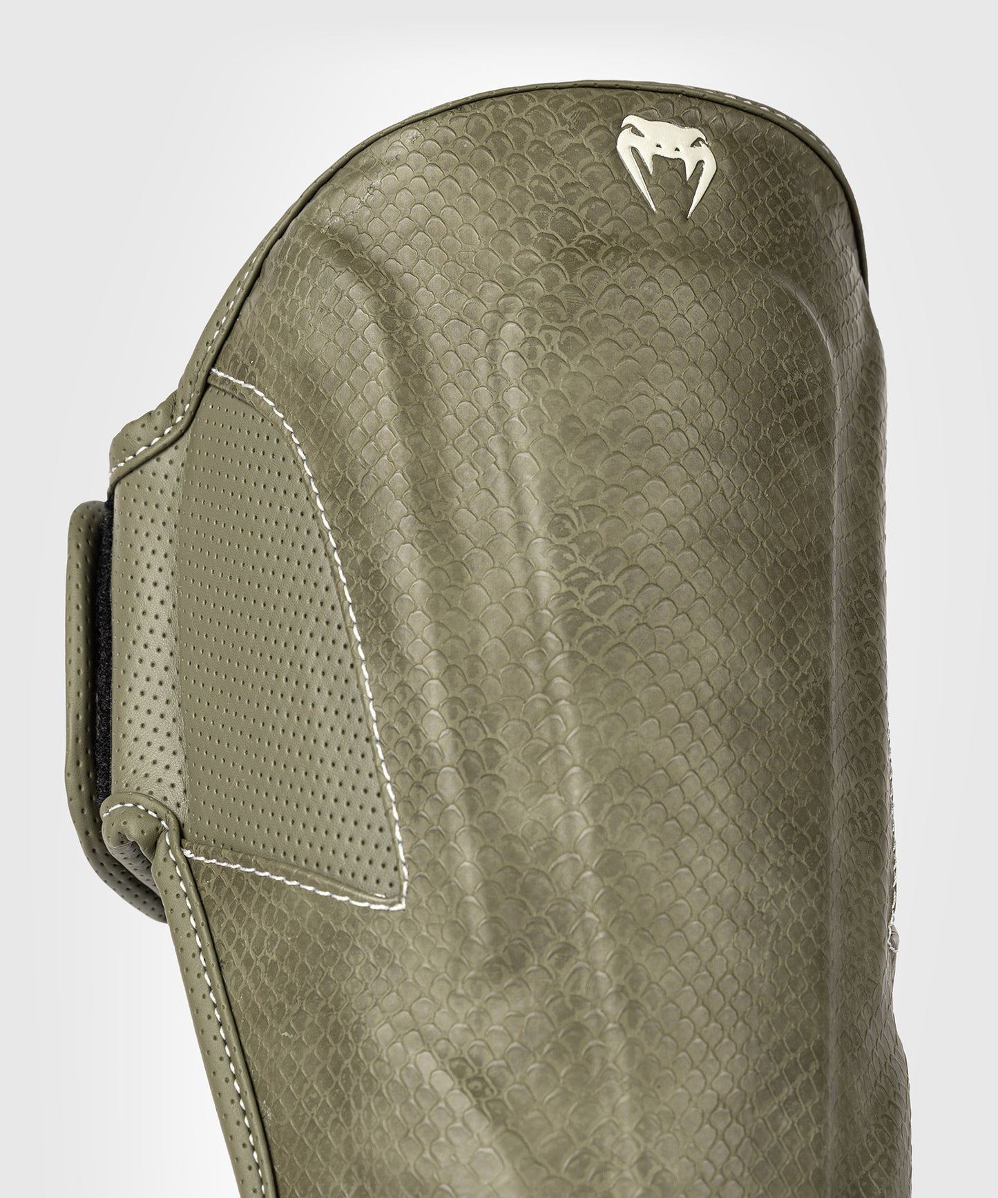 Venum Impact Evo Scales Shin Guards - Army Green