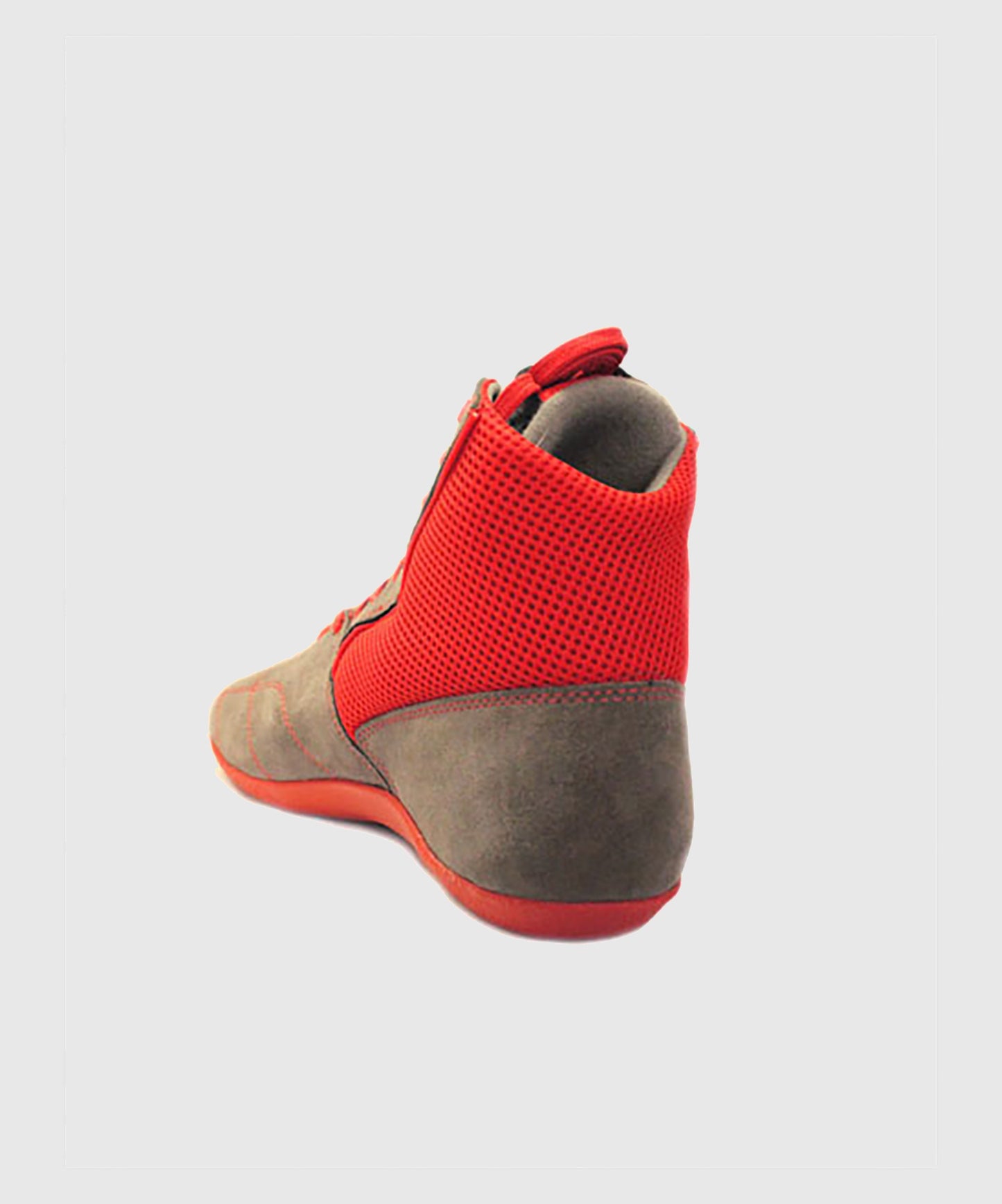 Französische Savate-Boxschuhe Rivat Boom - Grau/Rot