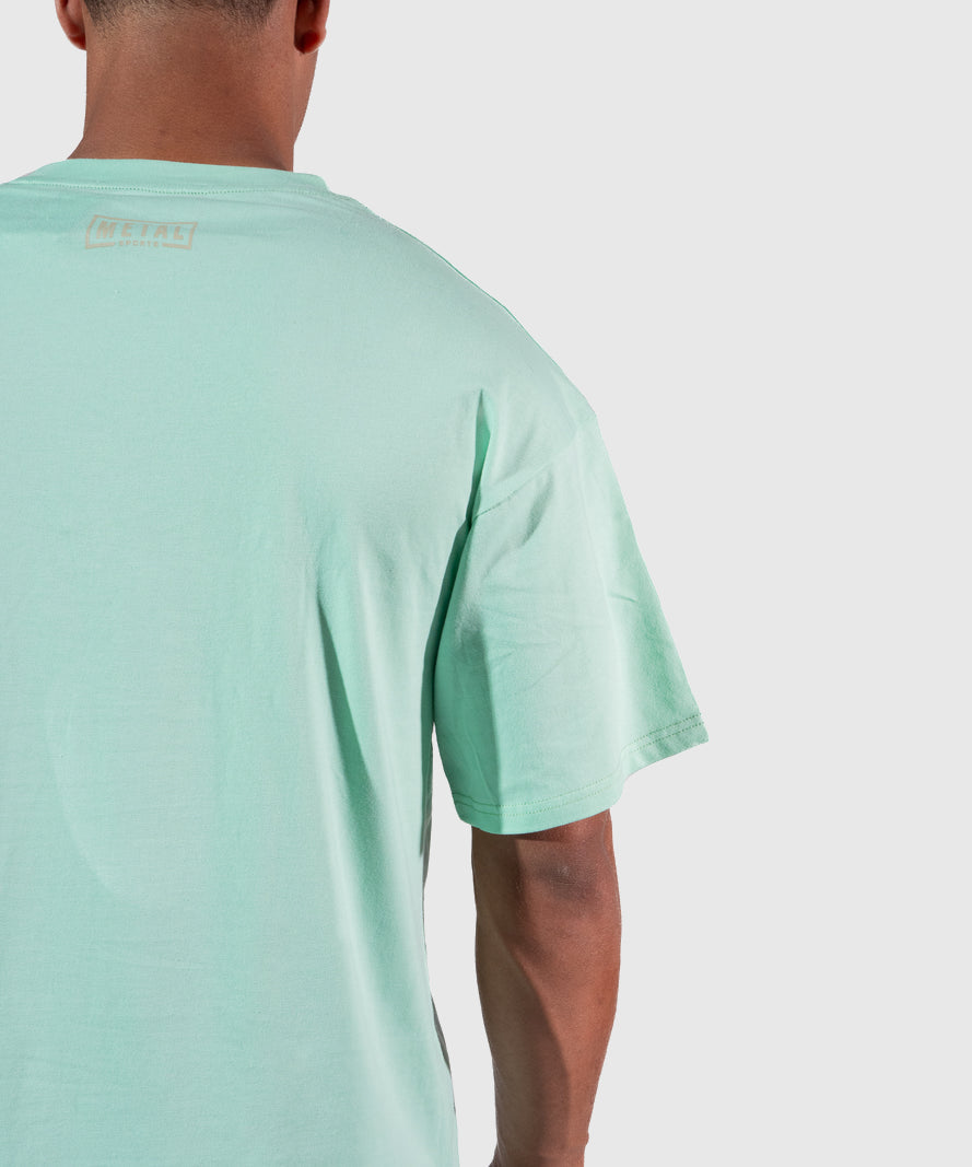Metal Boxe Deep Waters Camiseta de Algodón - Verde