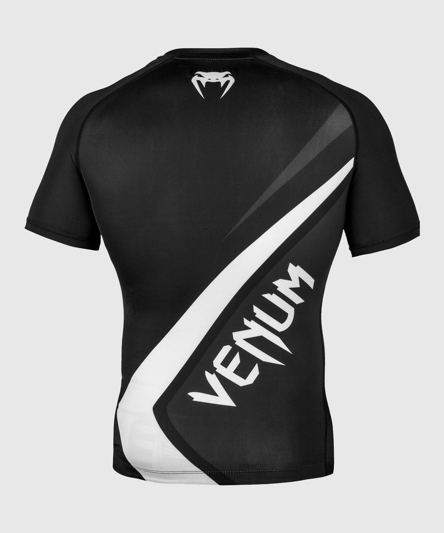 Rashguard Venum Contender 4.0 - Short Sleeve - Black/Grey-White