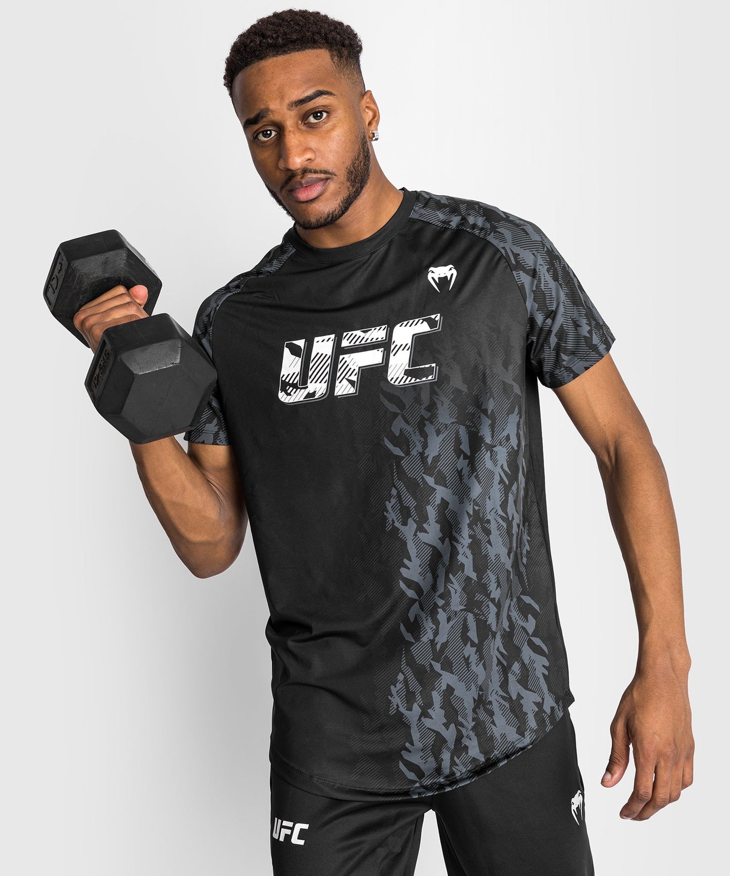 T-shirt Technique Manches Courtes Homme UFC Venum Authentic Fight Week - Noir