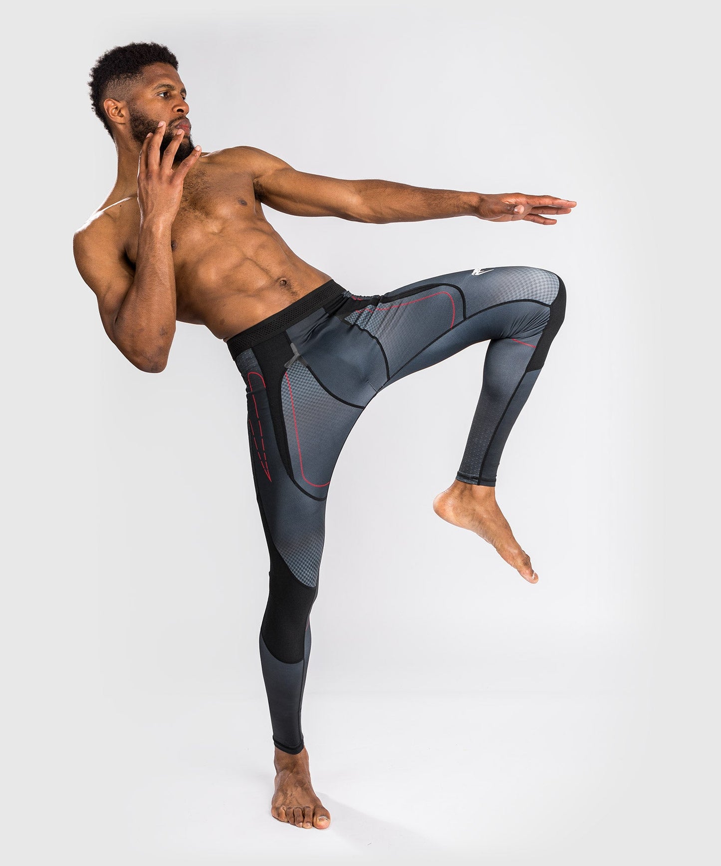 Venum Okinawa 3.0 Compression Pants - Black/Red