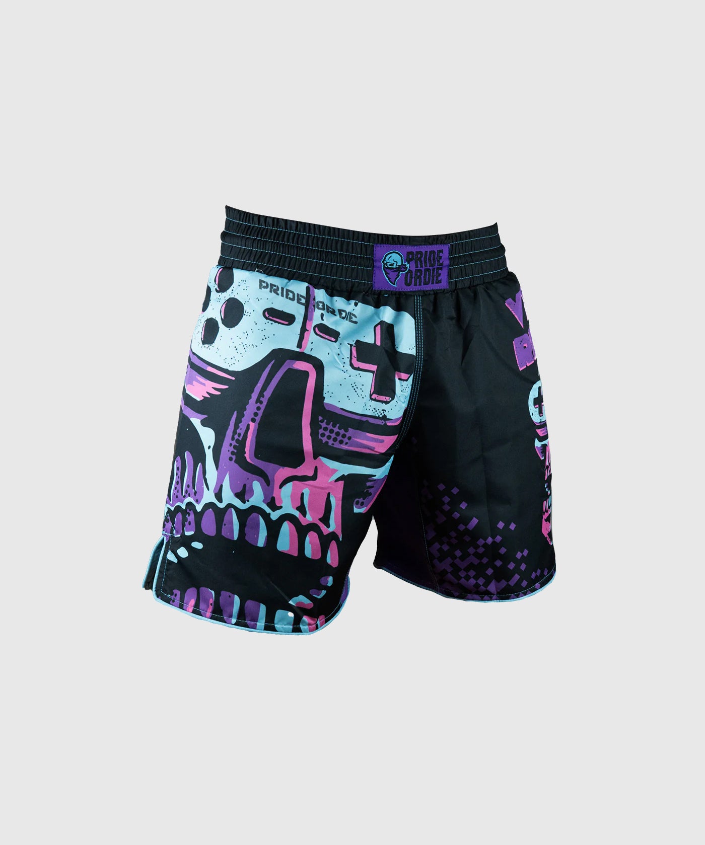 Pride Or Die Violent Reality Fight Shorts - Black