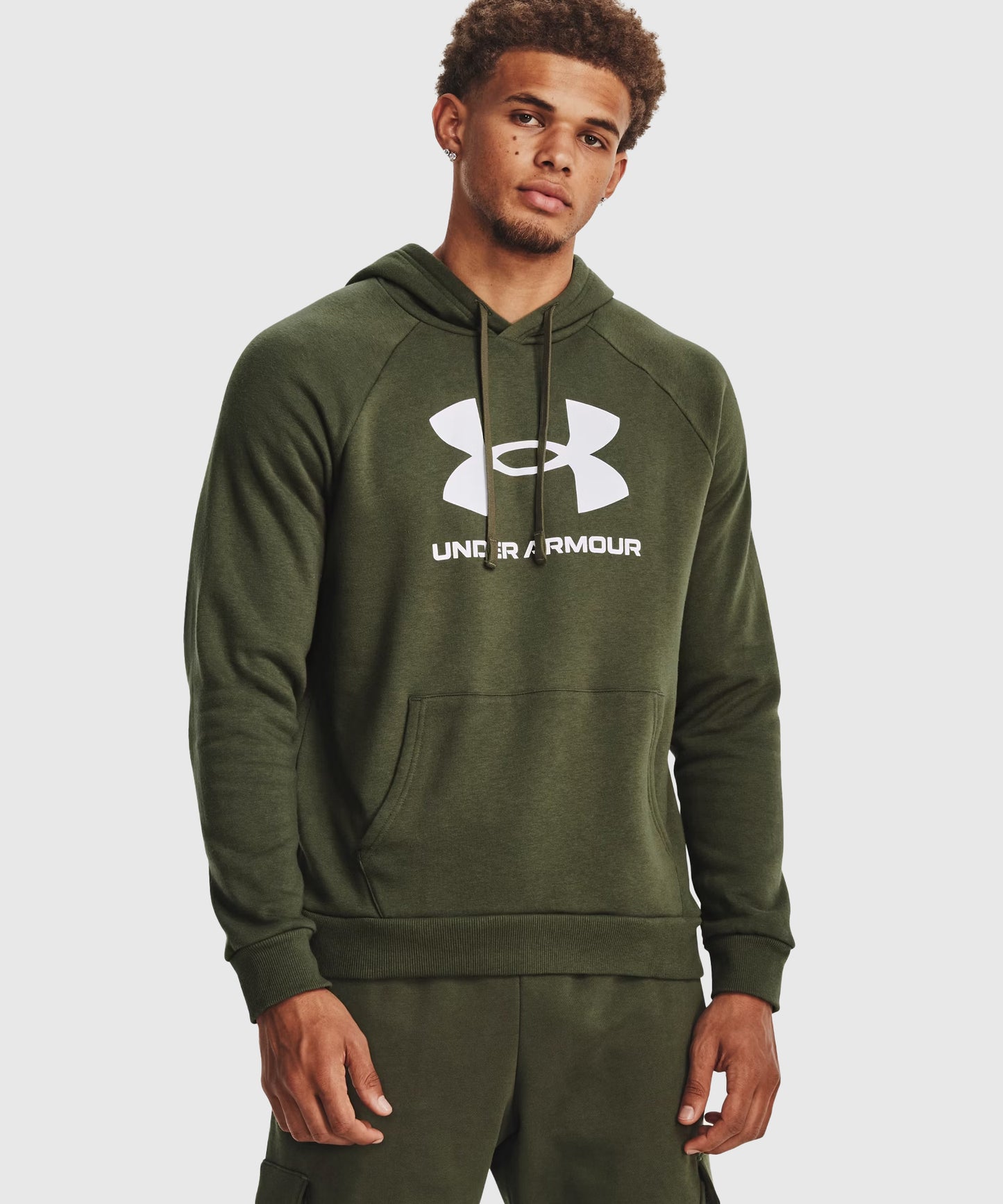 Under Armour Ua Rival Fleece Hoodie - Khaki