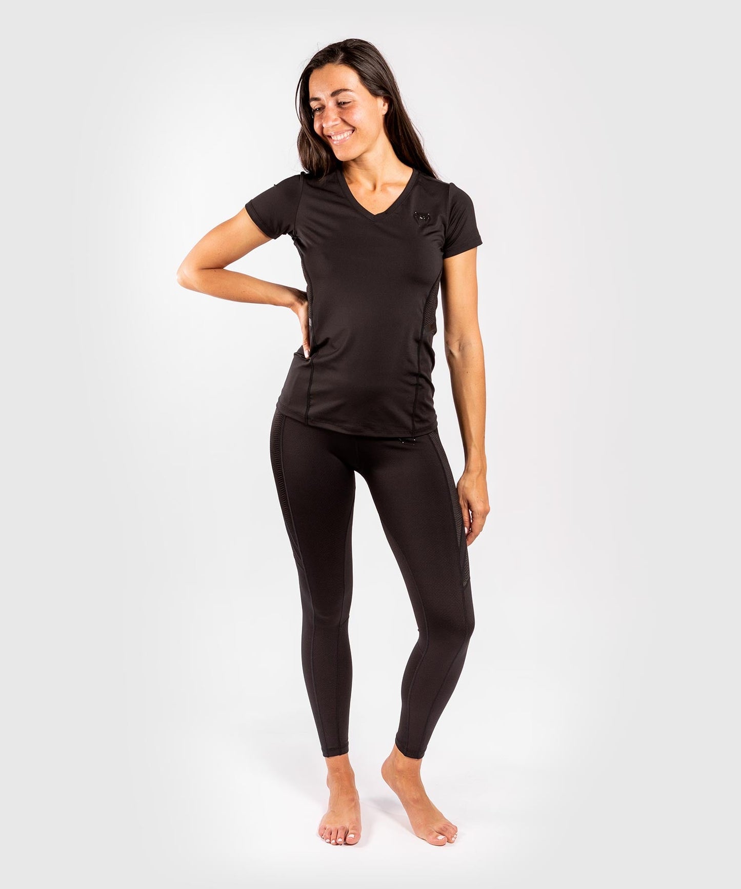 Dry-Tech T-shirt Venum G-Fit - For Women - Black/Black