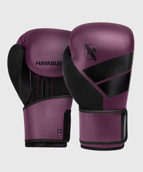Hayabusa S4 Boxing Gloves - Purple/Black