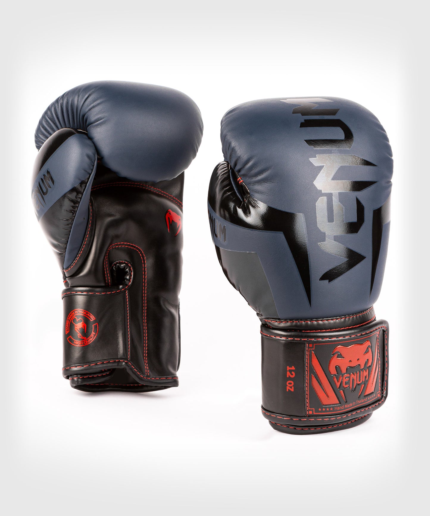 Gants de boxe Venum Elite - Bleu Marine/Noir-Rouge