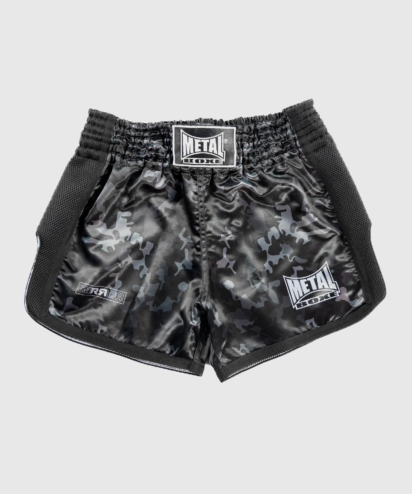 Short De Muay Metal Boxe Mirror - Noir/Camo
