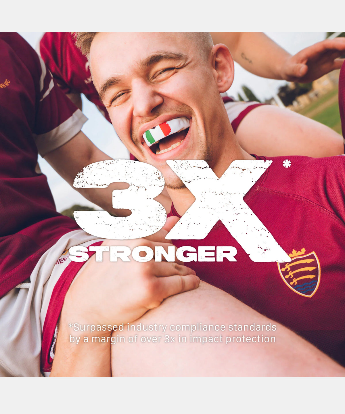 Safejawz Extro Flags Adult Mouthguard - Italy
