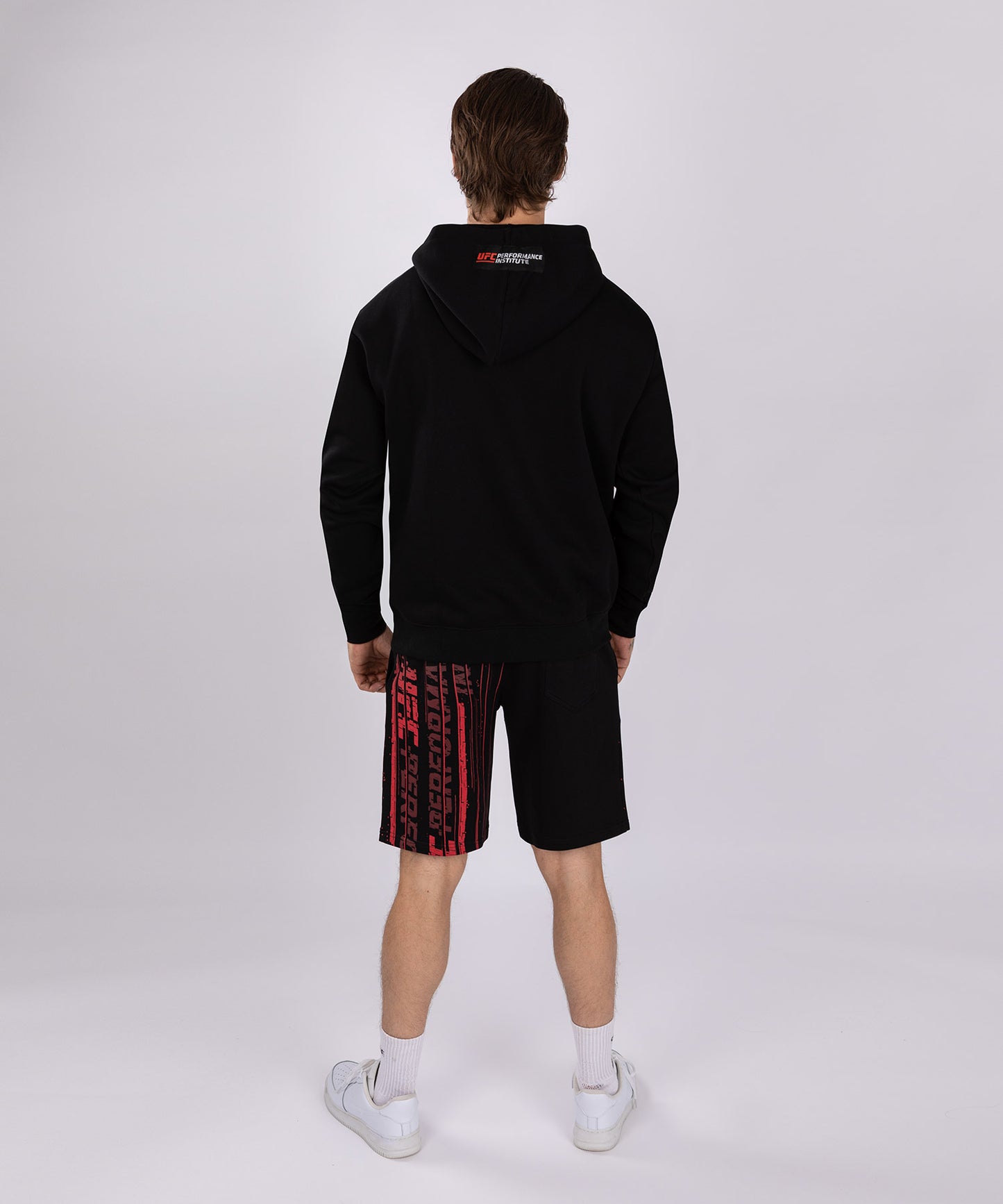 Sweatshirt à Capuche pour Hommes UFC Venum Performance Institute 2.0 - Noir/Rouge